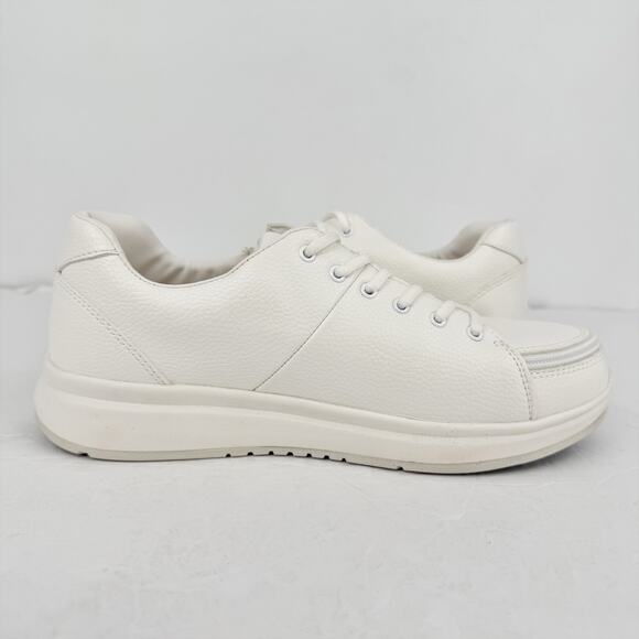 BILLY Footwear Womens Work Comfort Low-Top Sneaker US 8.5 Wide EU 39 White GUC - Picture 4 of 14
